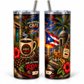 Por la Mañana Café, Por la Tarde Ron — Puerto Rican Tumbler