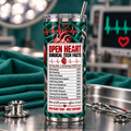 Open Heart Surgical Tech Facts Tumbler | 20 oz