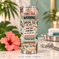 Sterile Field Warning Tumbler | 20 oz