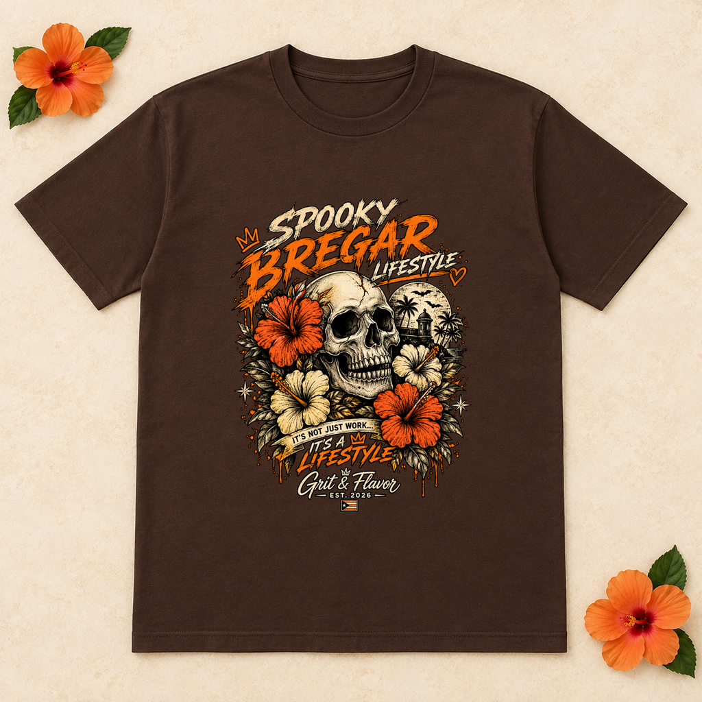 Spooky Bregar Skull T-Shirt
