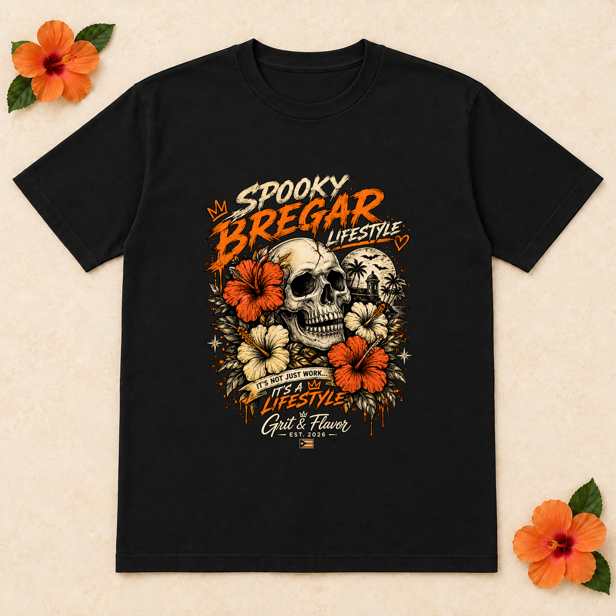 Spooky Bregar Skull T-Shirt