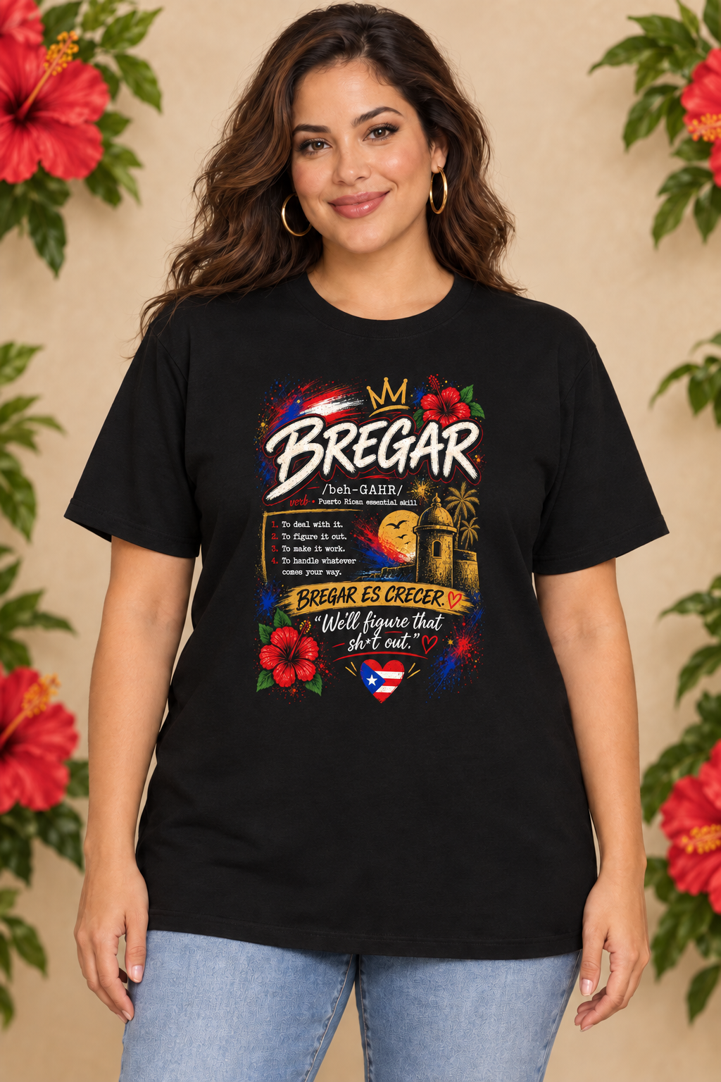 Bregar Dictionary Puerto Rican Pride T Shirt